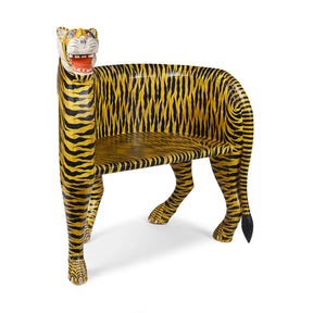 Painted Indian Tiger Chair