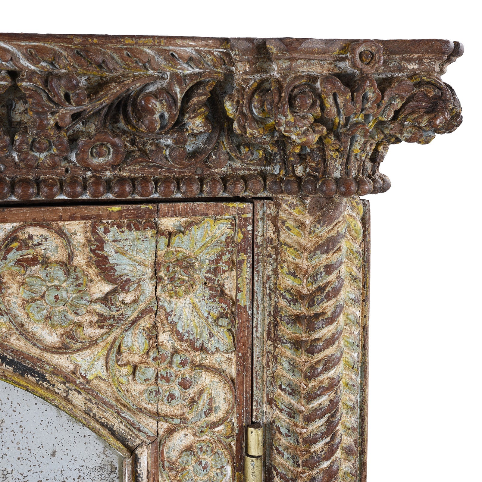 Mirror Fronted Almirah From Gujarat - Early 19th Century