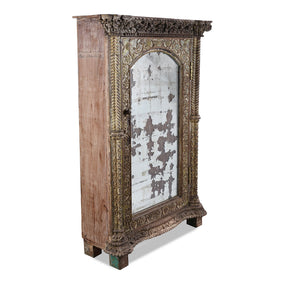Mirror Fronted Almirah From Gujarat - Early 19th Century