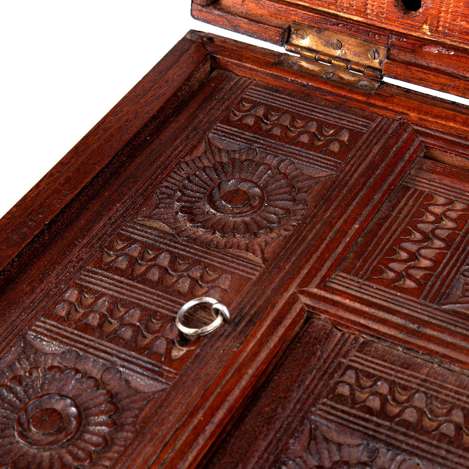 Brass Bound Mandalay Dowry Box From Burma - 1900
