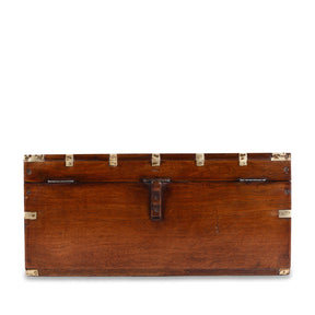 Brass Bound Mandalay Dowry Box From Burma - 1900