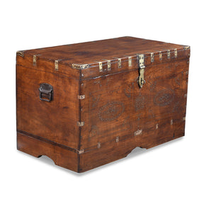 Mandalay Dowry Chest From Burma - 19th Century