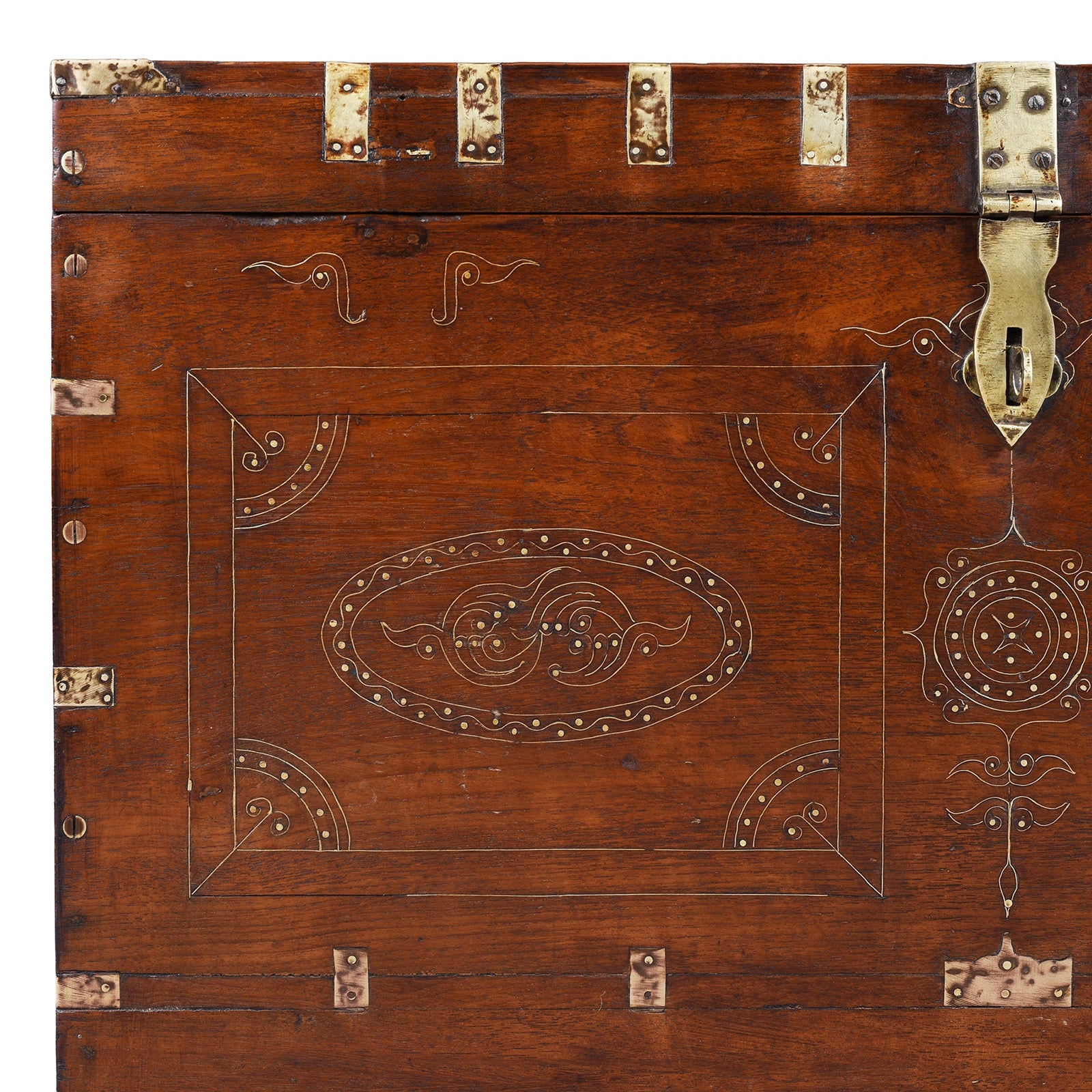 Mandalay Dowry Chest From Burma - 19th Century