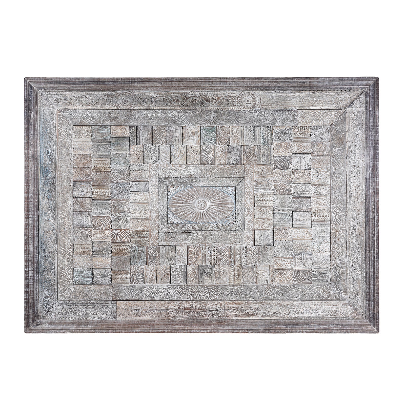 Decorative Panel Made From Indian Architectural Carvings