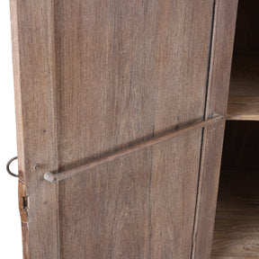 Limed Teak Wardrobe - 19th Century