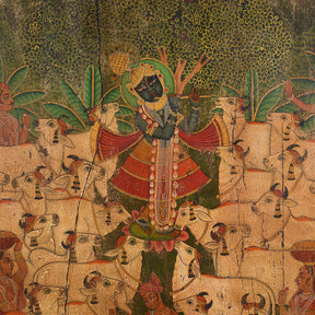 Painted Wooden Pitchwai Painting