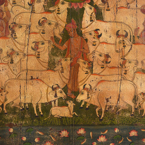 Painted Wooden Pitchwai Painting