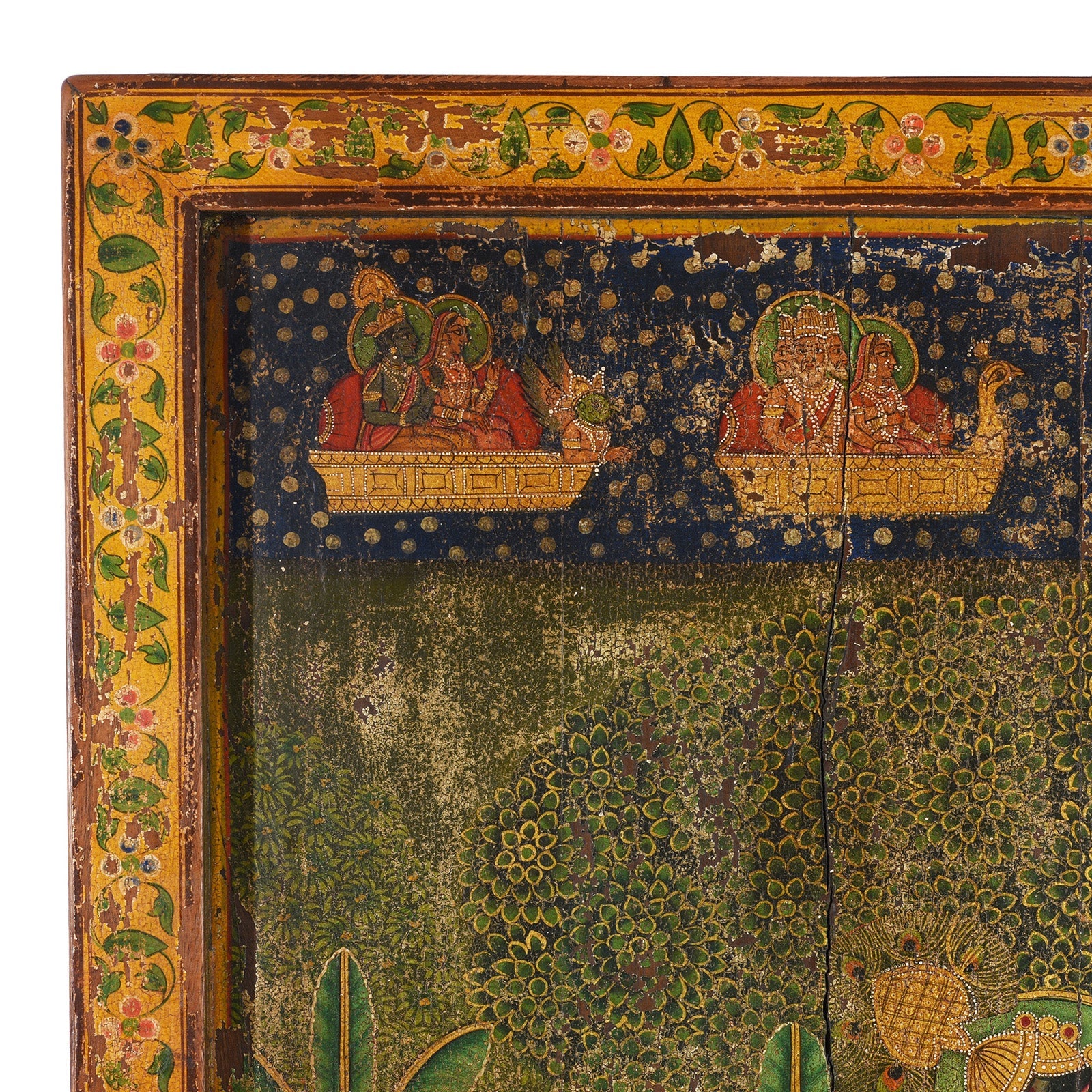 Painted Wooden Pitchwai Painting