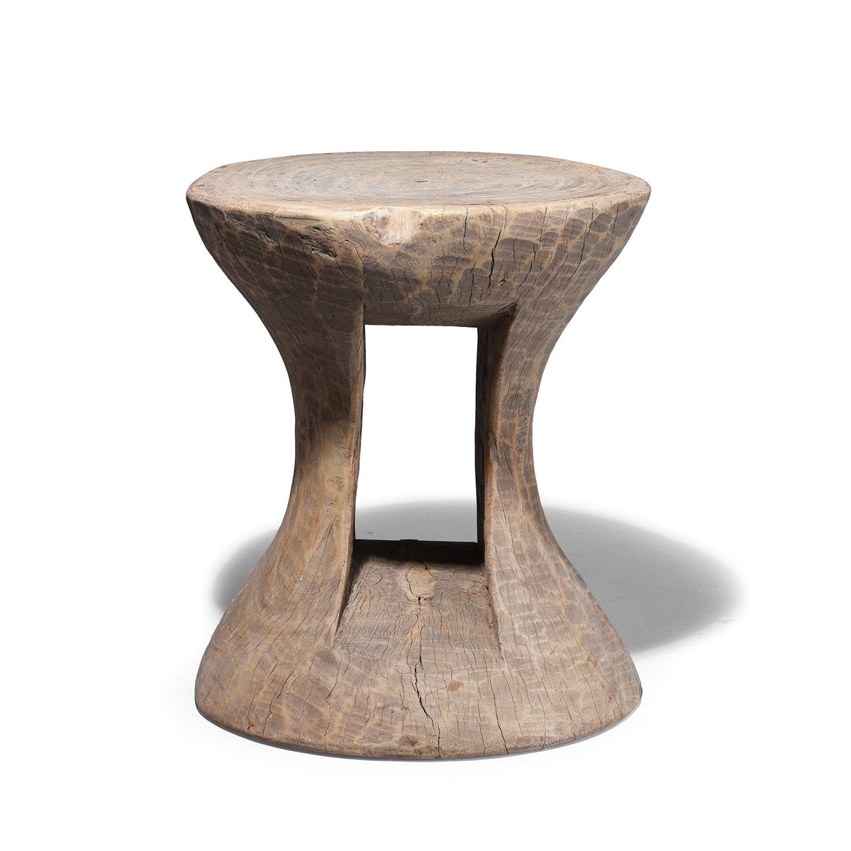 Vintage Neem Stool From Himachal Pradesh - Circa 1950