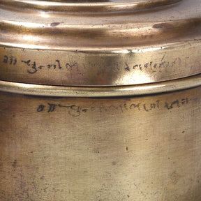 Indian Small Brass Chapati Box - Ca 1930