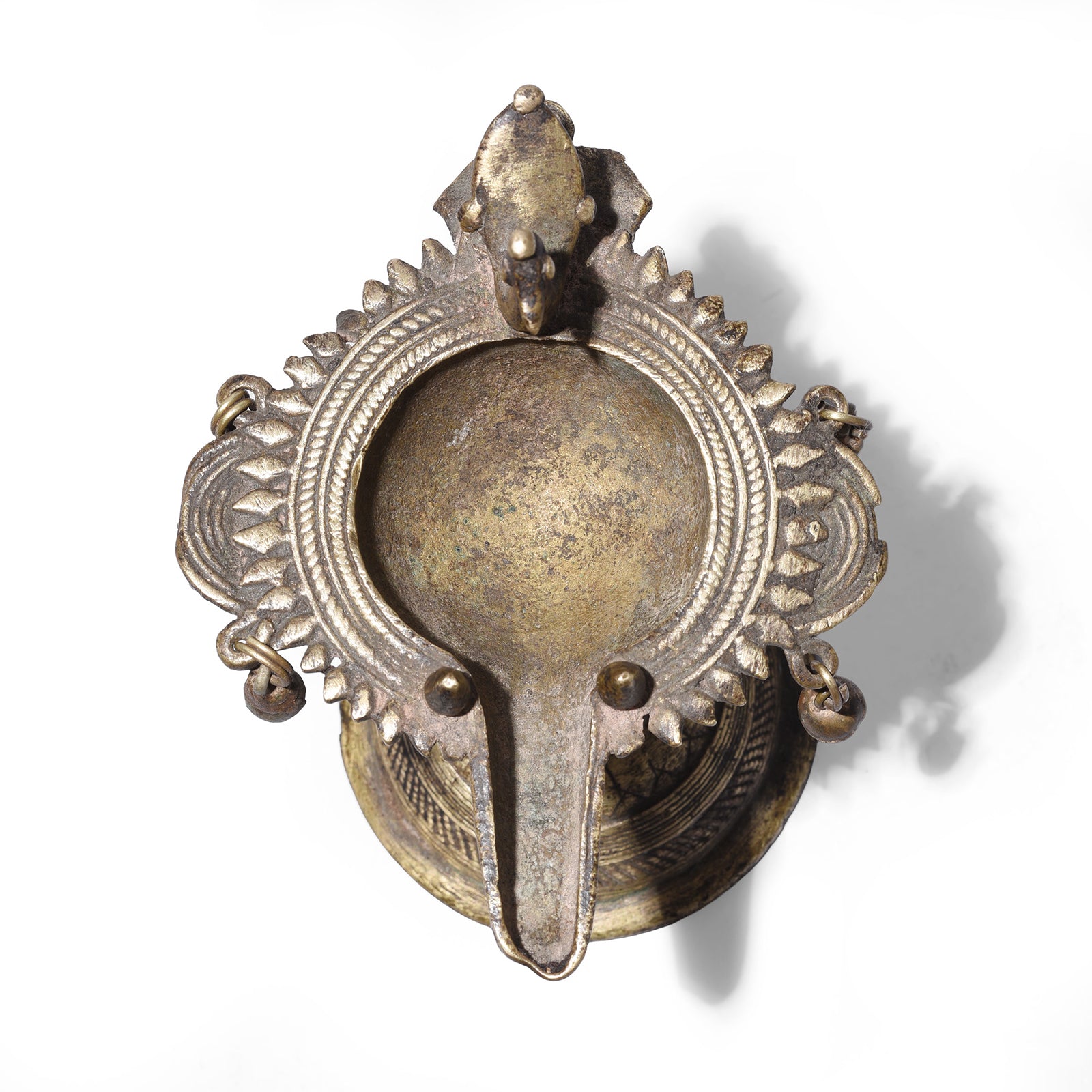 Dhokra Oil Lamp From Chhattisgargh - 1920