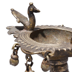 Dhokra Oil Lamp From Chhattisgargh - 1920