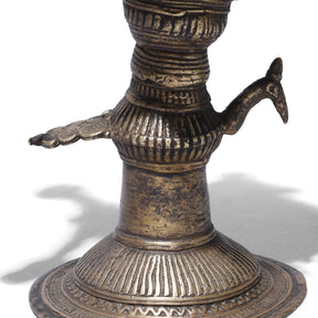 Dhokra Oil Lamp From Chhattisgargh - 1920