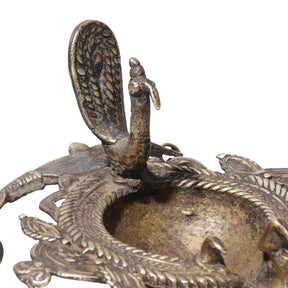 Dhokra Oil Lamp From Chhattisgargh - 1920