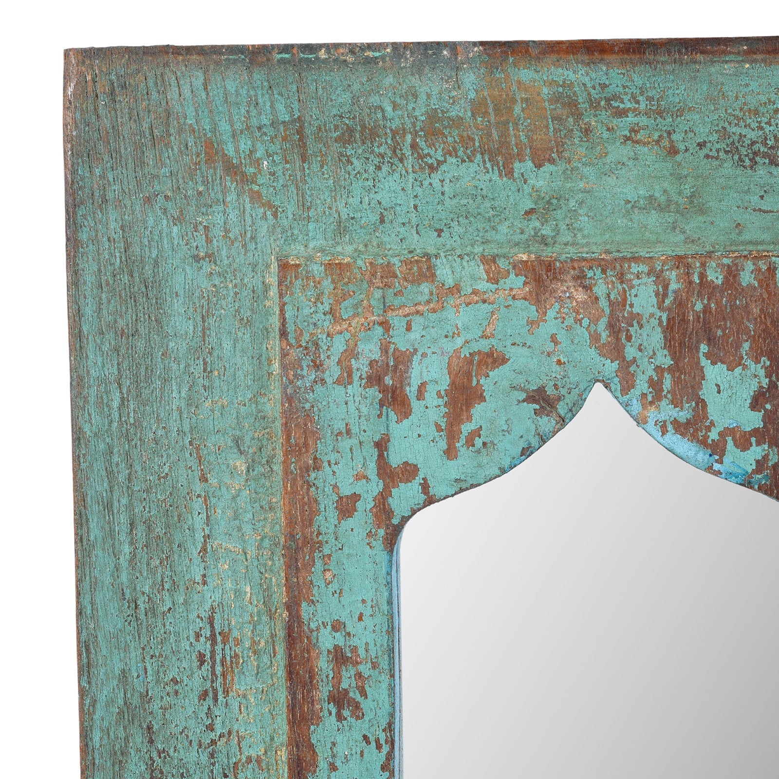 Tall Mihrab Mirror Made From Old Teak