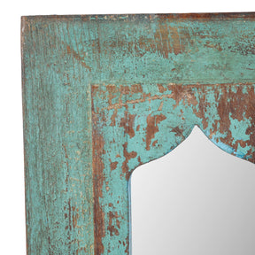 Tall Mihrab Mirror Made From Old Teak