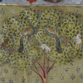 Pichwai from The Deccan - Polychrome Gold & Silver Leaf - 1980's