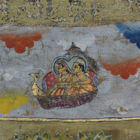 Pichwai from The Deccan - Polychrome Gold & Silver Leaf - 1980's