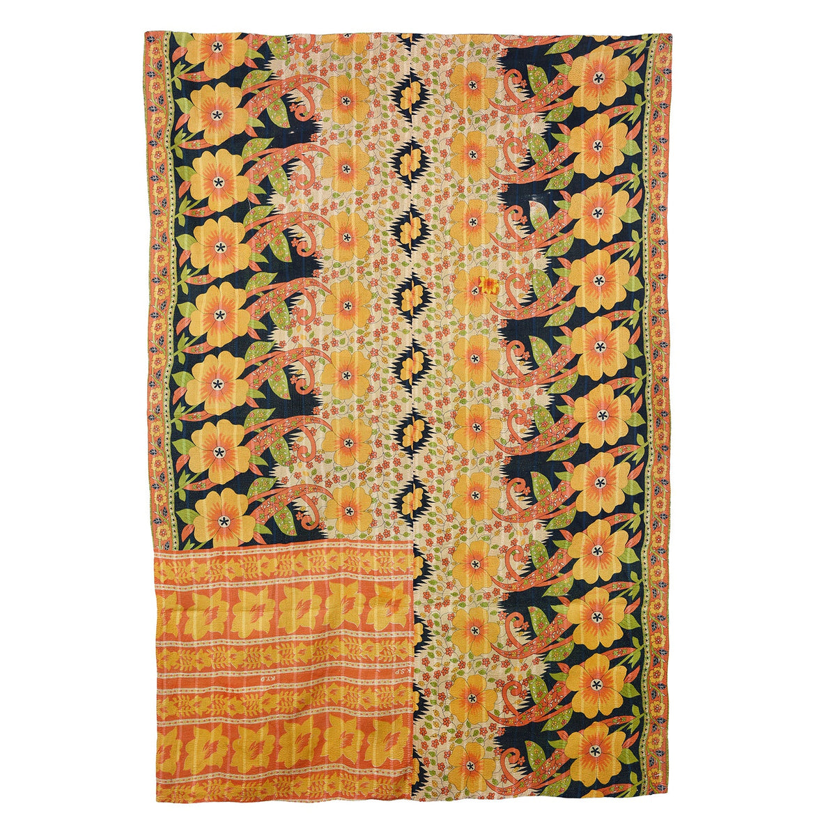 Vintage Double Sided Kantha Throw