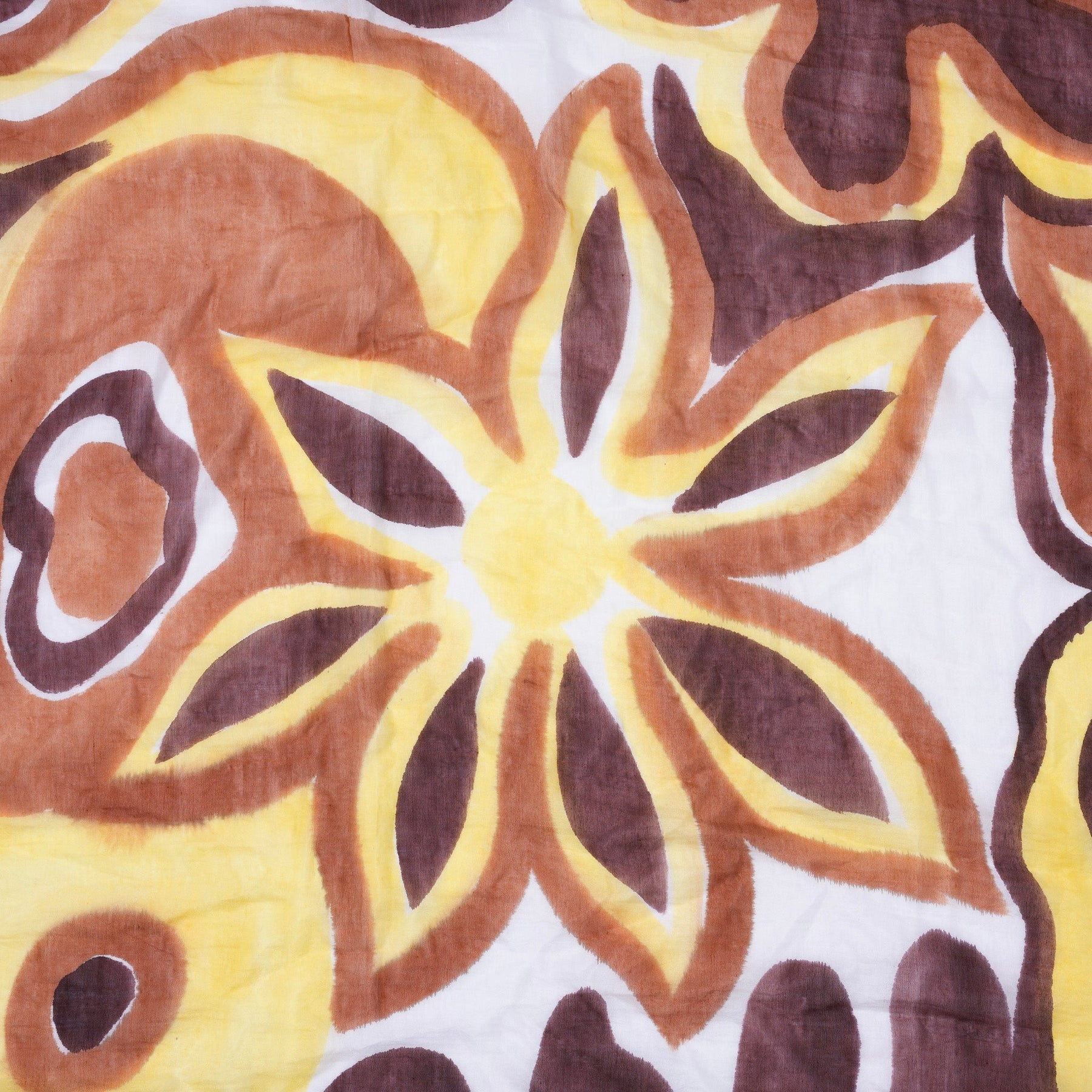 Cotton Silk Scarf - Bronze
