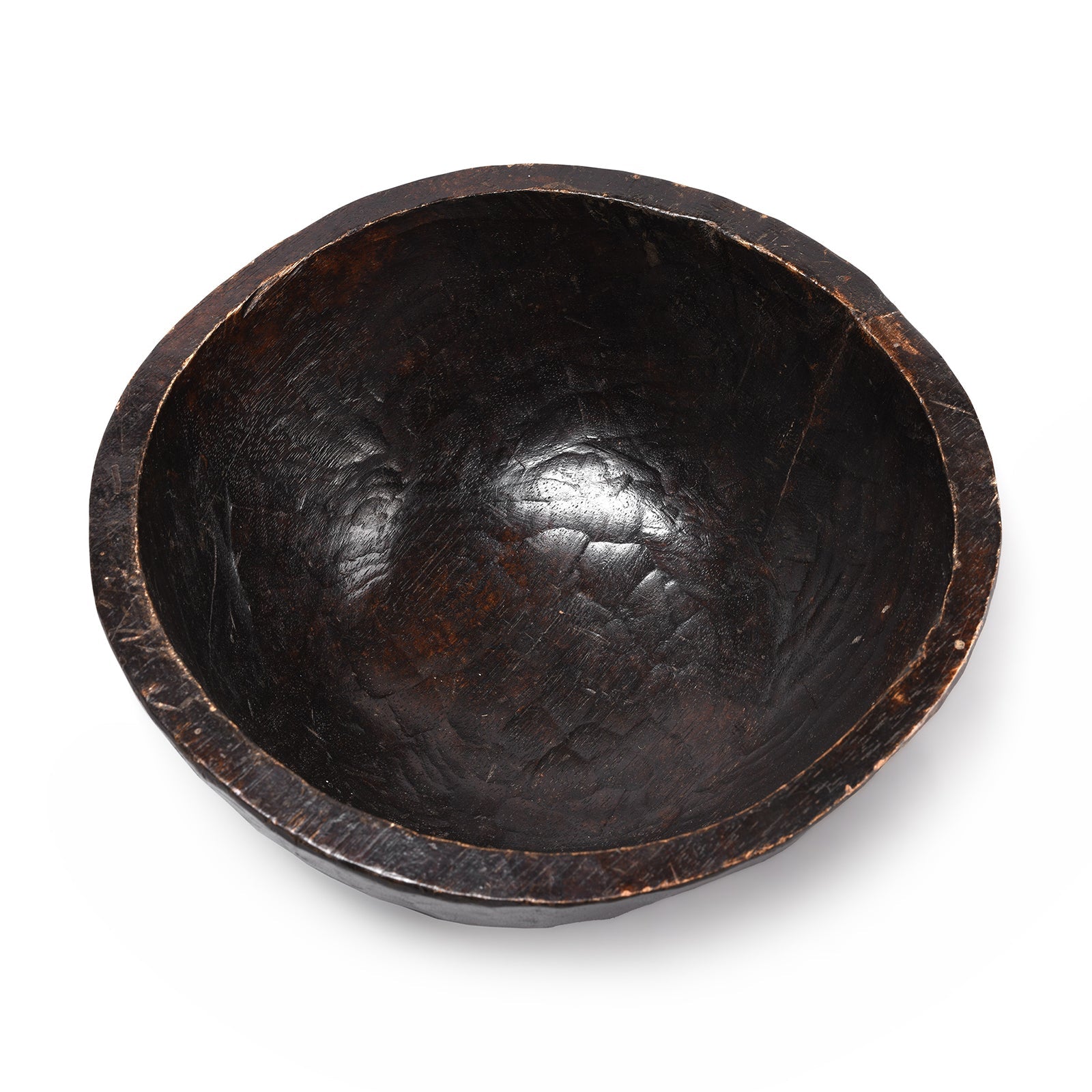 Wooden Bowl From Himachal Pradesh - Ca 1910