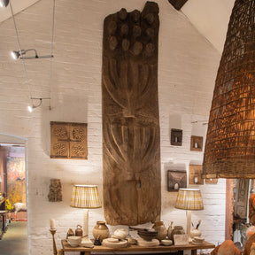 Carved Tribal Totem Panel from Nagaland - 19thC