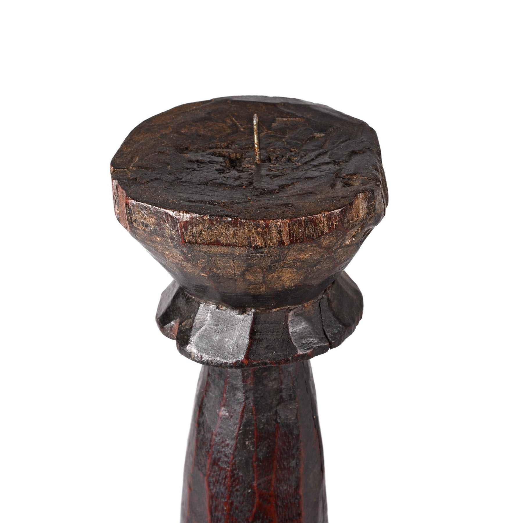 Teak Tribal Candlestick from Banswara - 19th Century