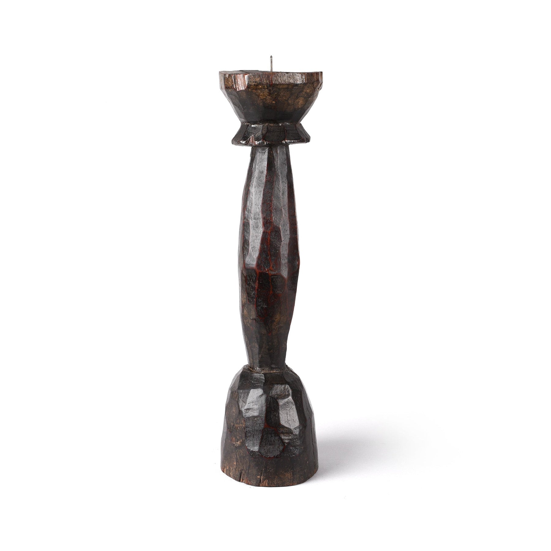 Teak Tribal Candlestick from Banswara - 19th Century