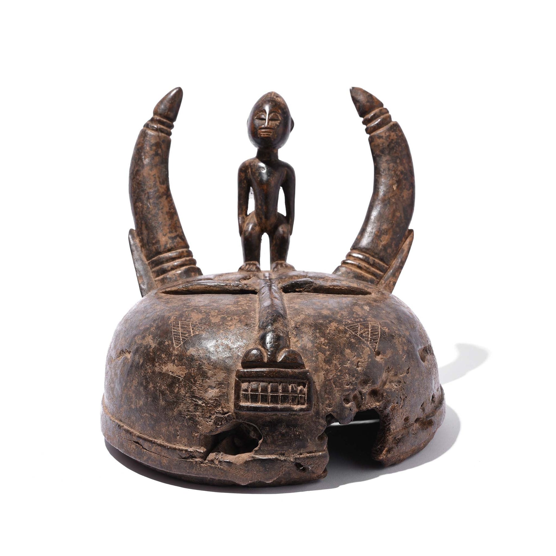 Carved Senufo Helmet Mask - Ca 1920