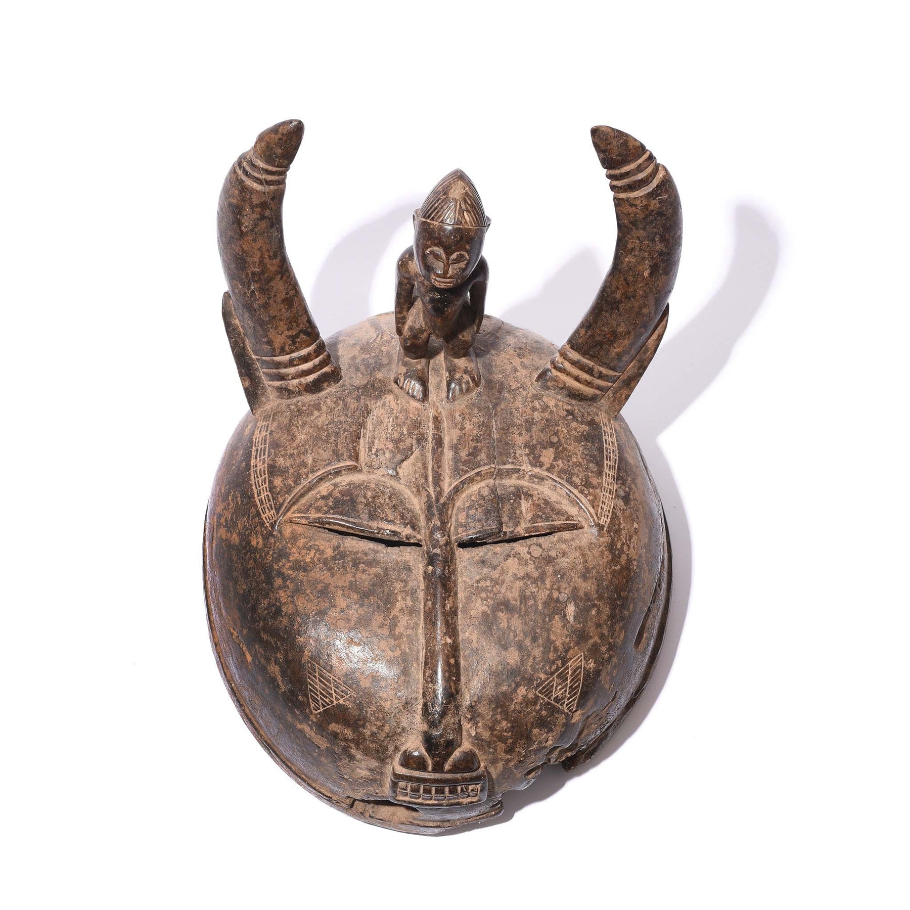 Carved Senufo Helmet Mask - Ca 1920