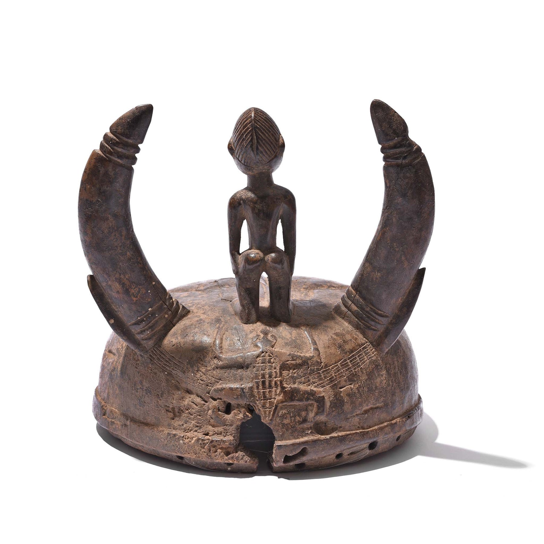 Carved Senufo Helmet Mask - Ca 1920