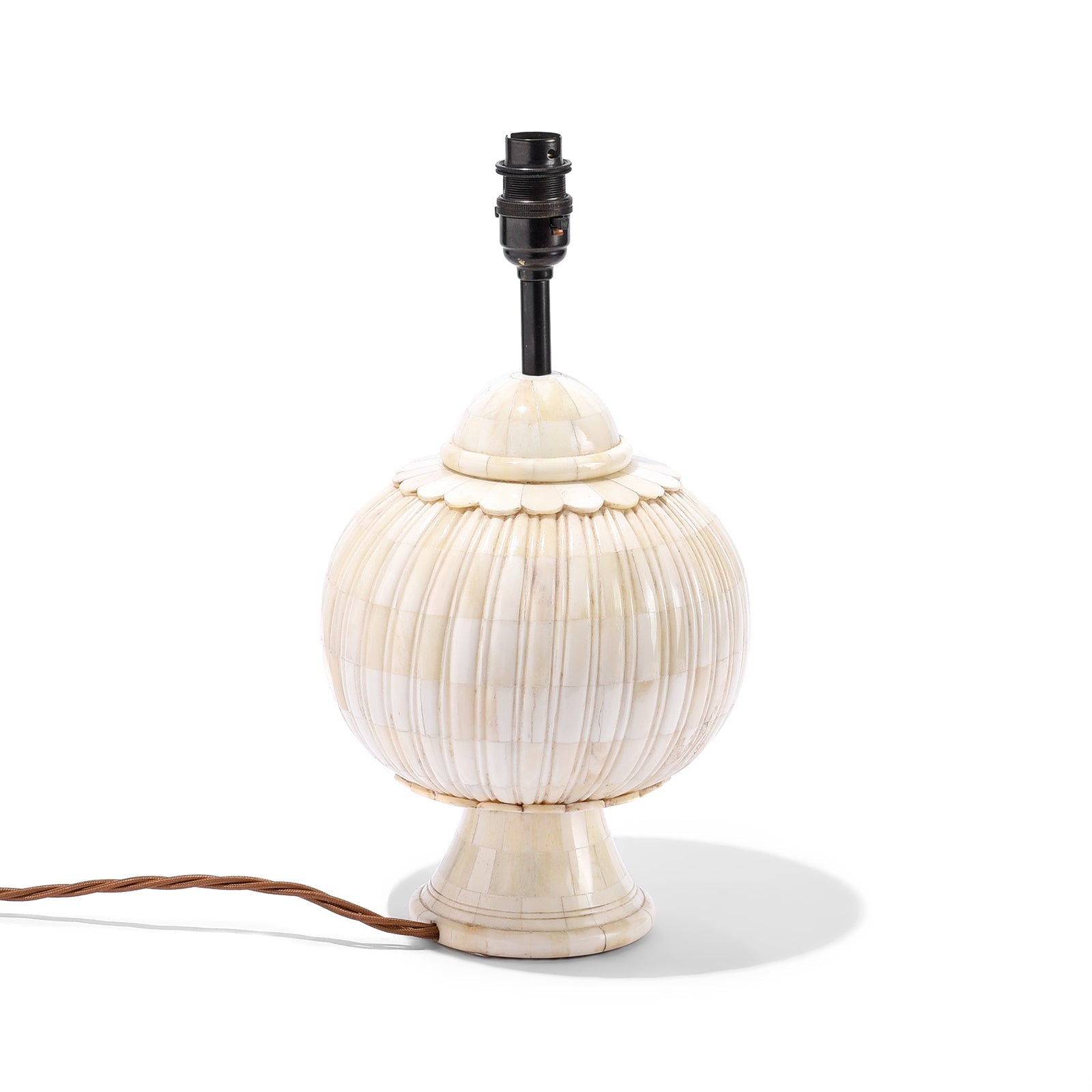 Mughal Style Bone Inlaid Table Lamp