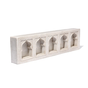 White Marble Lamp Niche - Mughal Style