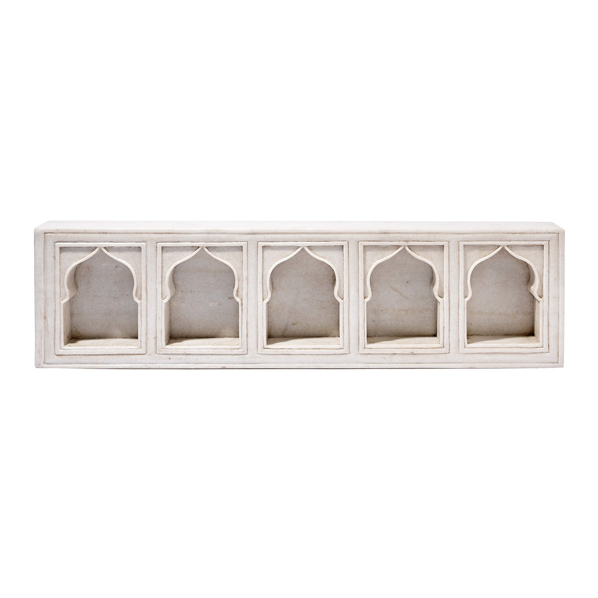 White Marble Lamp Niche - Mughal Style