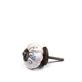 Blue & White Porcelain  Melon Knob