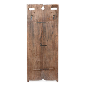 Old Kerala Door With Ornate Iron Lock 19th Century