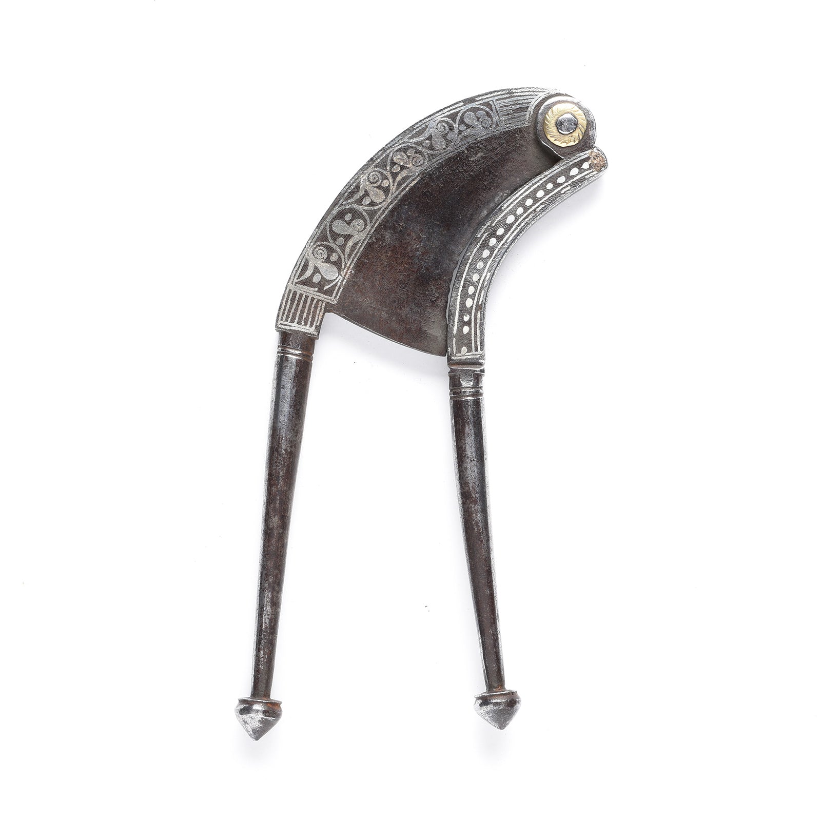 Koftgari Sarota - Betel Nut Cutter from Rajasthan - 19th Century
