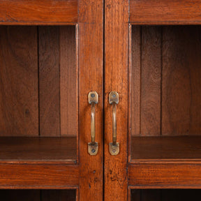 Anglo Indian Glazed Book Cabinet - Ca 1930