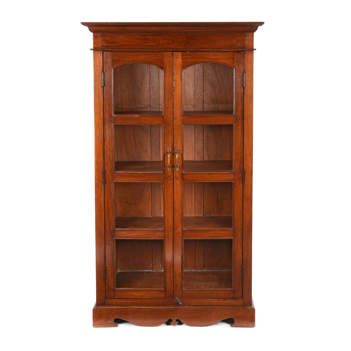 Anglo Indian Glazed Book Cabinet - Ca 1930