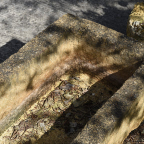 Carved Stone Water Channel - 19thC - With Feet