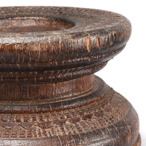 Indian Candlestand Made From Old Seed Drill - 19th Century