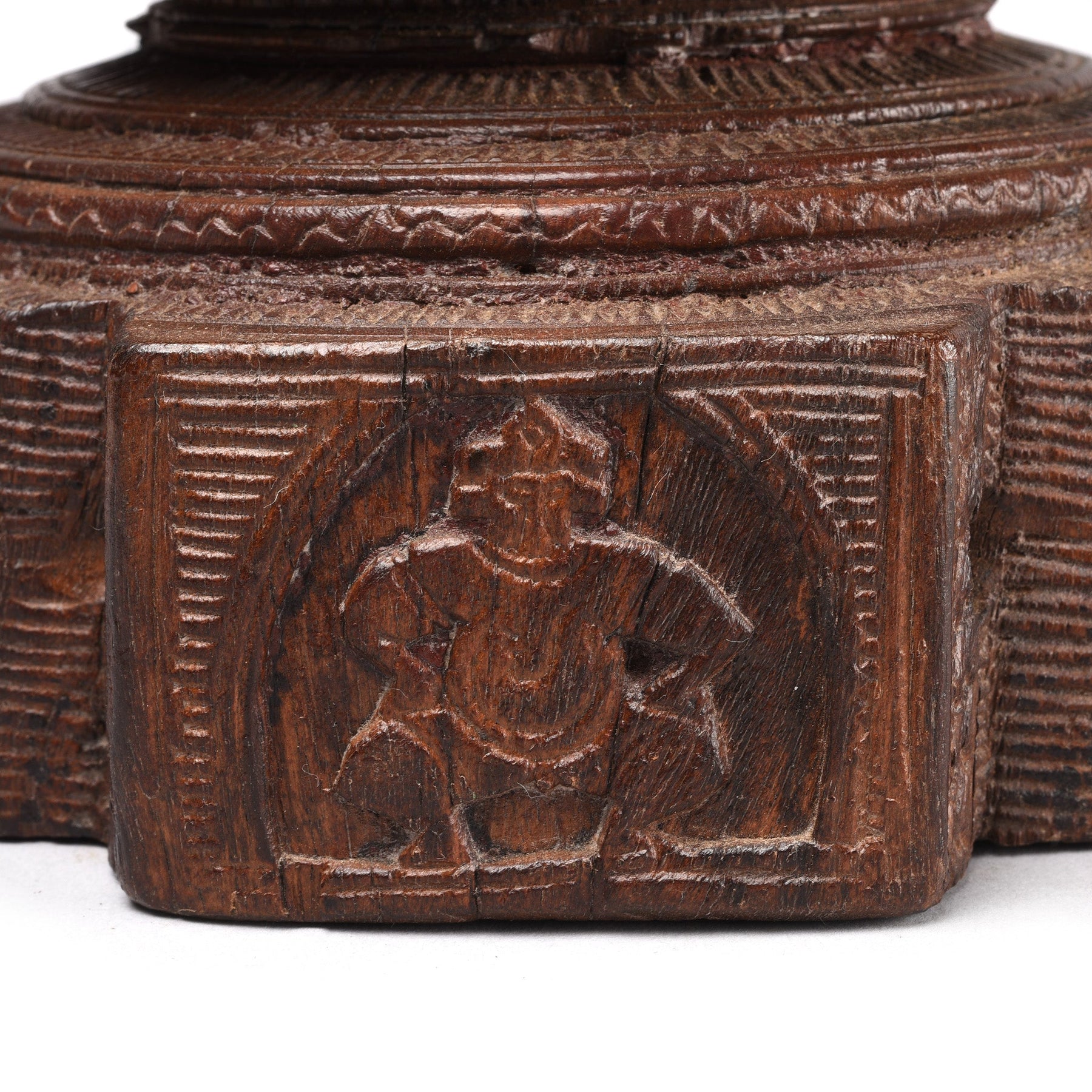 Indian Seed Drill Candlestand - 19th Century