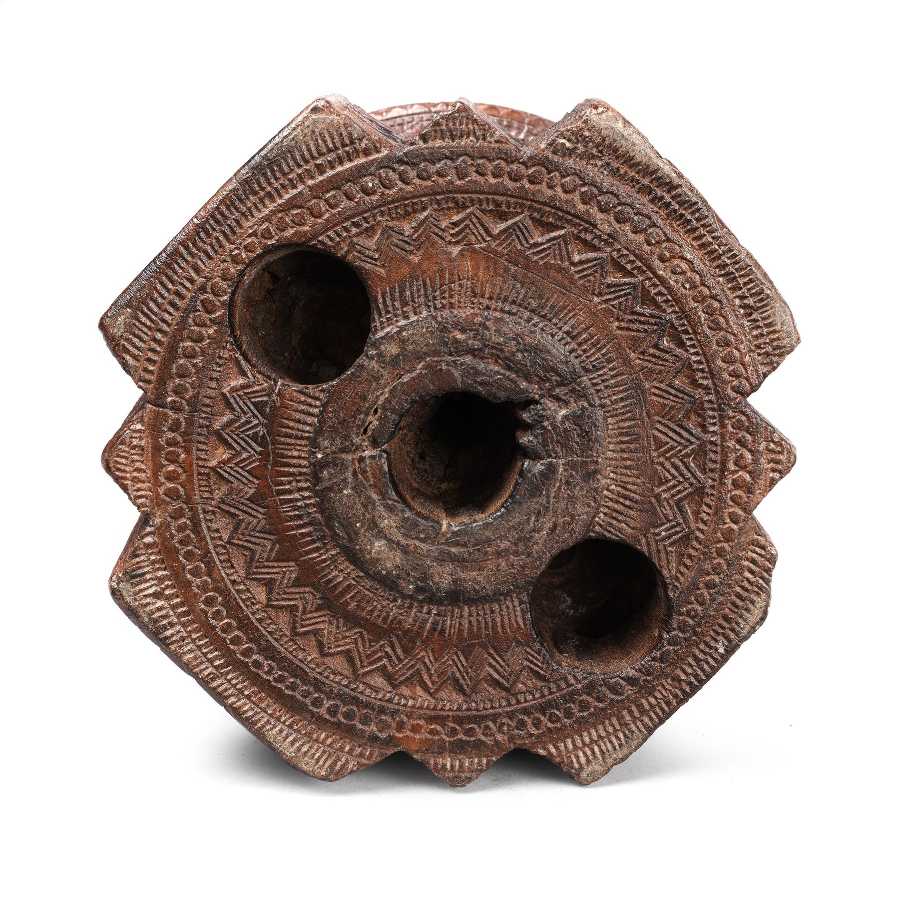 Indian Seed Drill Candlestand - 19th Century