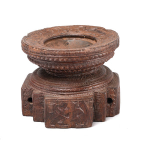 Indian Seed Drill Candlestand - 19th Century