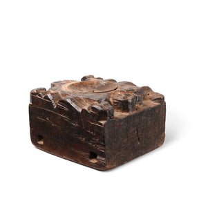 Old Wood Candle Stand From South India - 19thC
