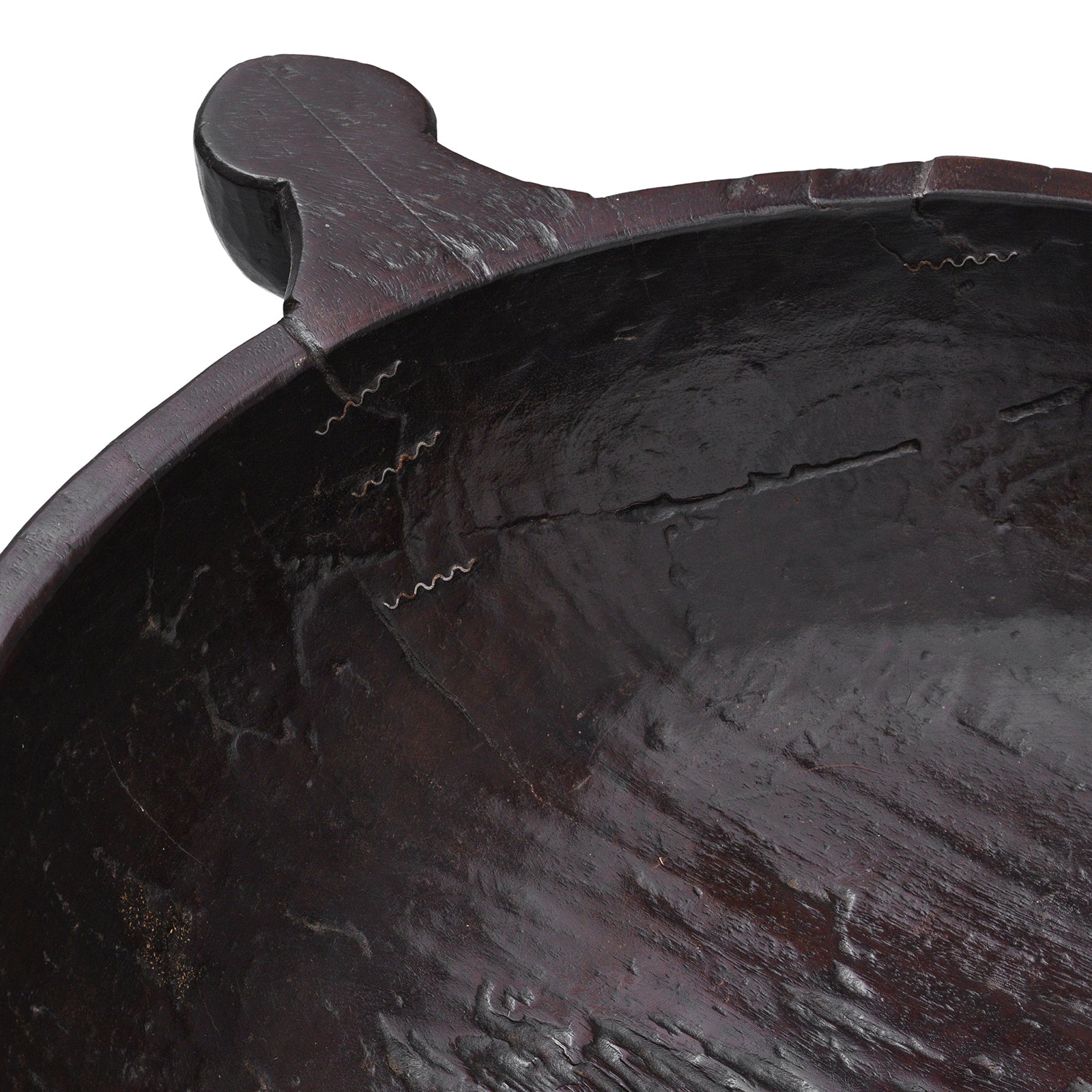 Jackfruit Dough Mixing Bowl From Kerala - 19th Century