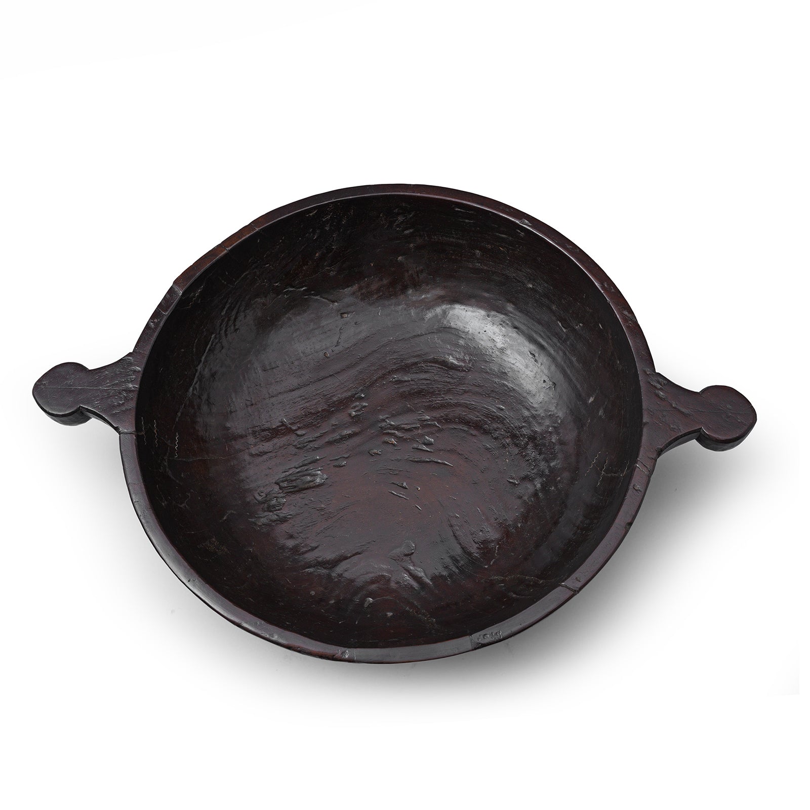 Jackfruit Dough Mixing Bowl From Kerala - 19th Century