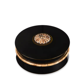 Indian Black Lacquer Pot