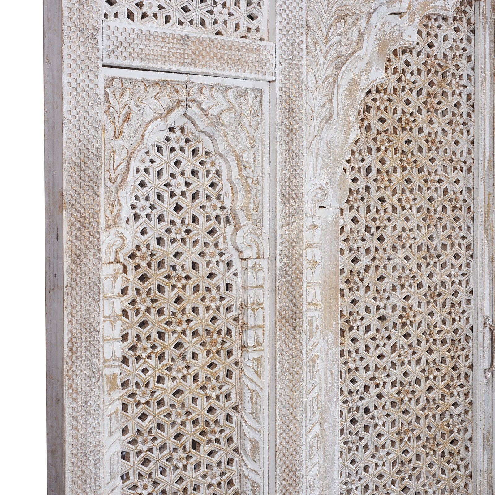Carved Jali Purdah Screen - Mughal Style