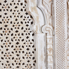 Carved Jali Purdah Screen - Mughal Style